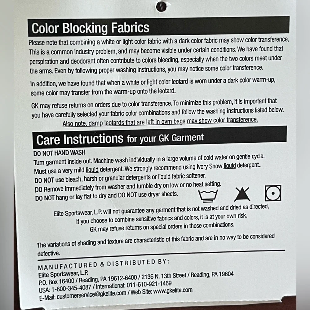 NWT GK Elite Gymnastics Black & White Fitted Polo Shirt Top Size L Kids S Ladies - Picture 5 of 5